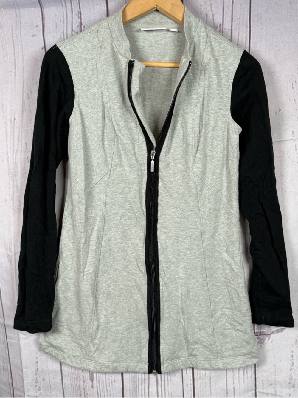 D & co sweater jacket size XXS grey black
